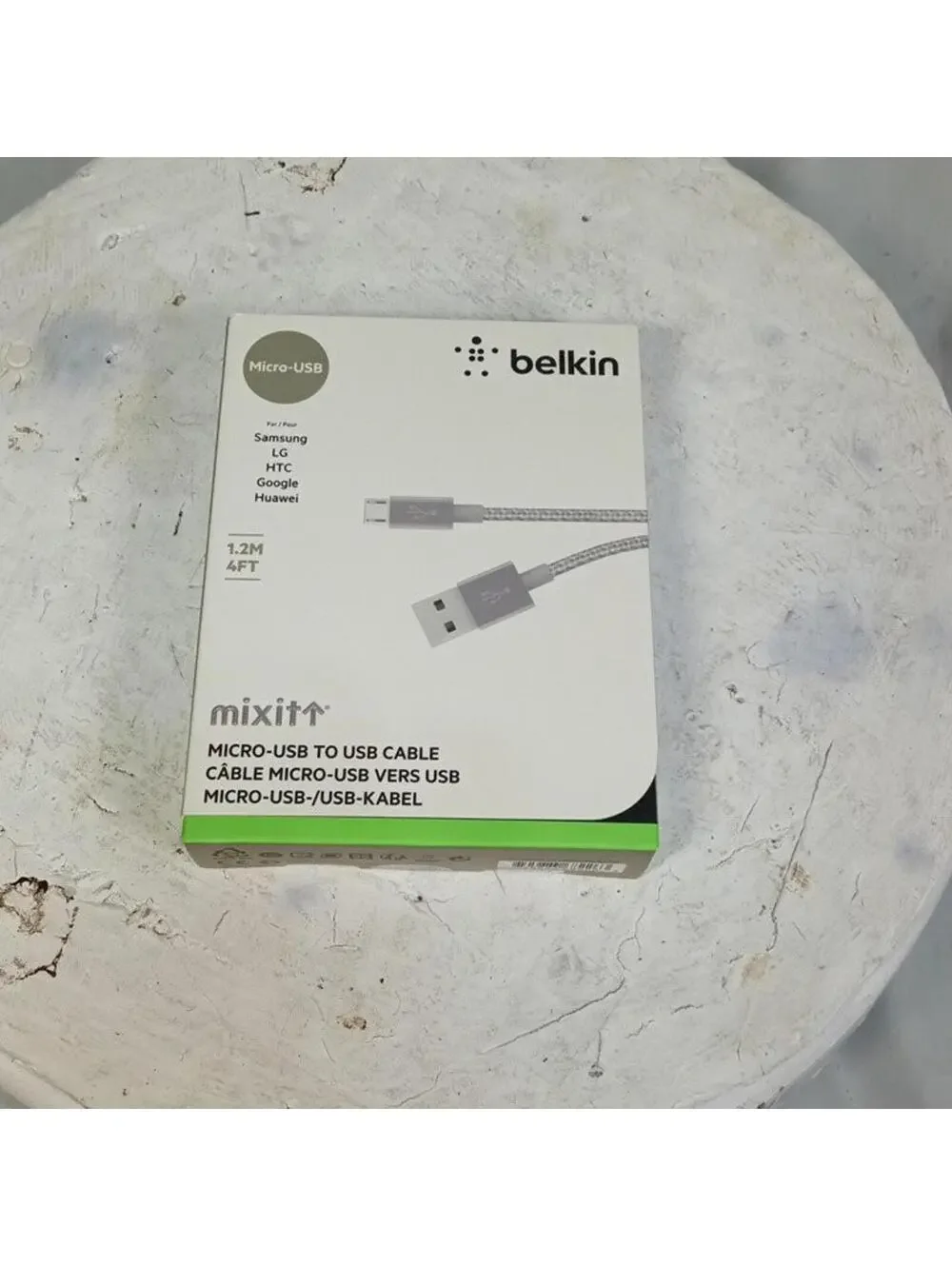 Belkin Mixit Micro-USB to USB Charging Cable 4FT Gray